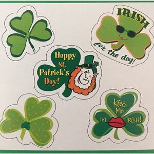 🍀Shamrock Cut Out IRISH Sayings